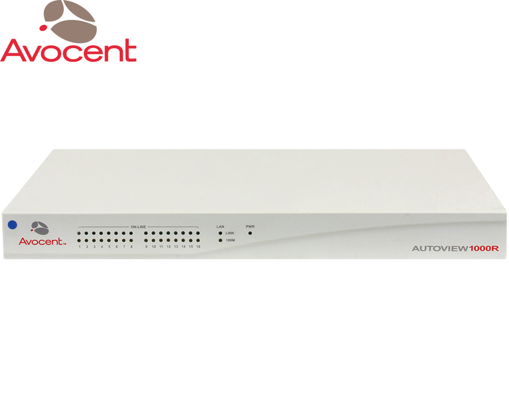 KVM AVOCENT AUTOVIEW 1000R 16PORTS OVER IP Refurbished