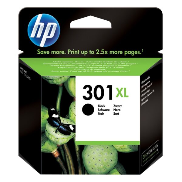 HP Μελάνι Inkjet No.301XL Black (CH563EE) (HPCH563EE) - SCAX