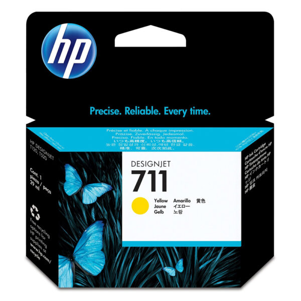 HP Μελάνι Inkjet No.711 Yellow (CZ132A) (HPCZ132A) - SCAX
