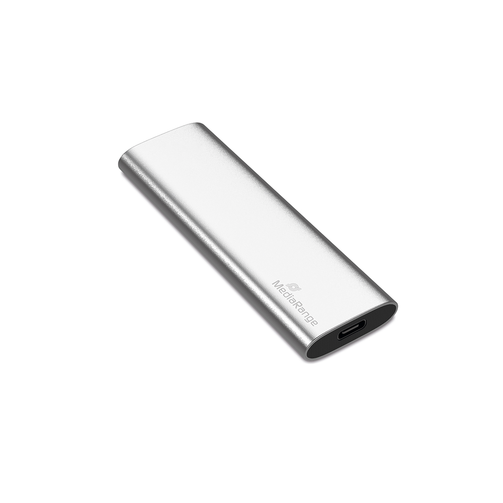 MediaRange Εξωτερικός Σκληρός Δίσκος SSD USB Type-C 480GB (Silver) (MR1102) - SCAX