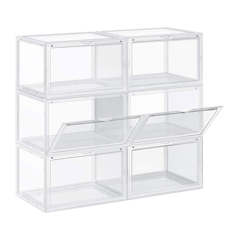 Stand Αποθήκευσης 6 Ζευγαριών Παπουτσιών 36 x 28 x 22 cm Songmics (LSP06CW) (SNGLSP06CW) - SCAX