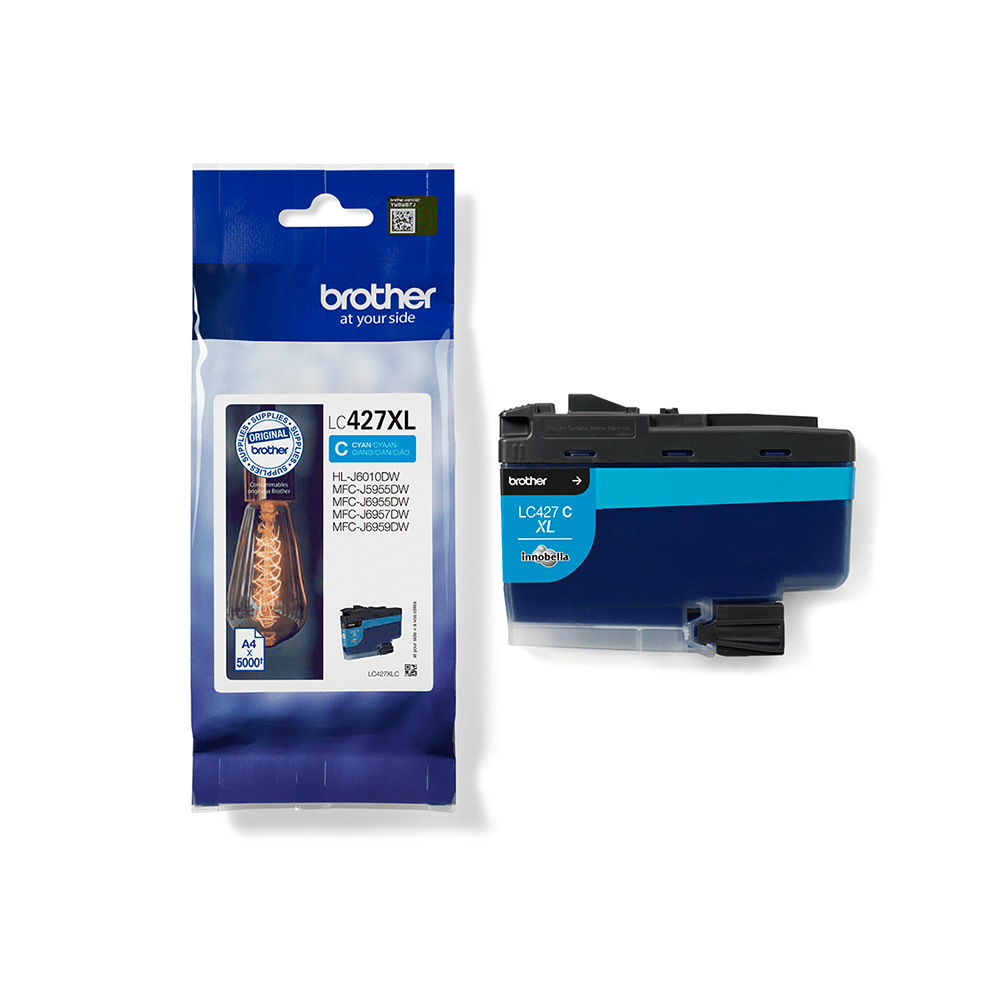 Brother Μελάνι Inkjet LC427XLC Cyan (LC427XLC) (BRO-LC-427XLC) - SCAX