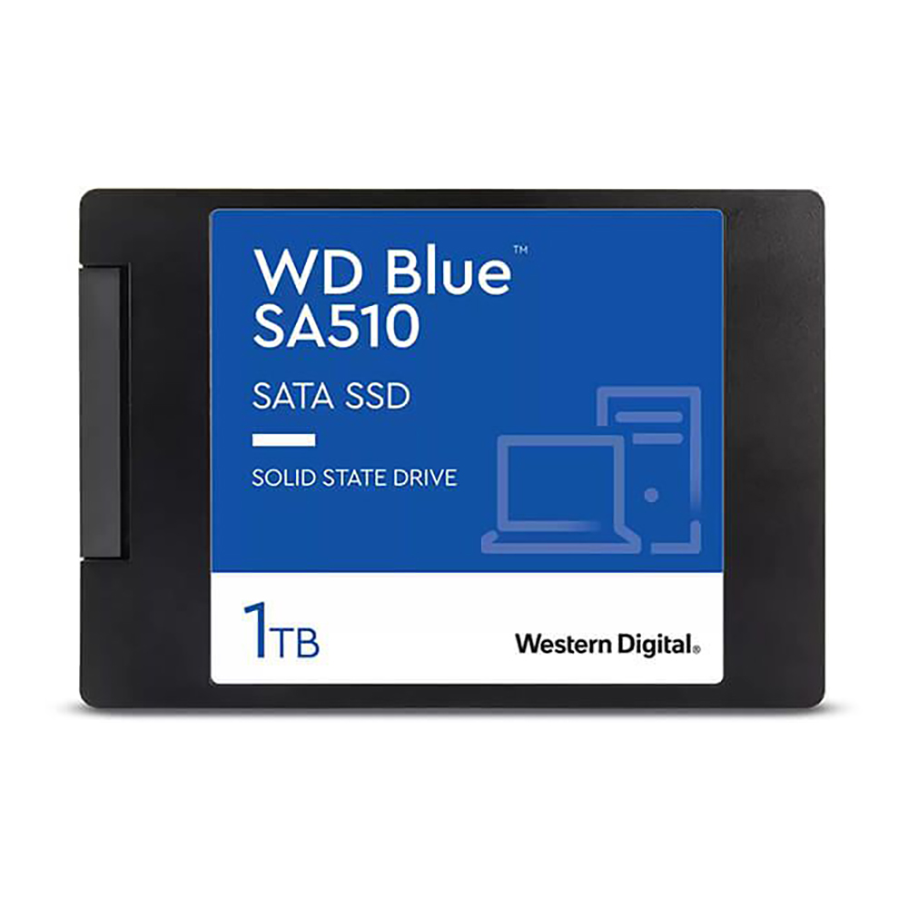 Western Digital Blue SA510 SATA SSD 1TB 2.5”/7mm Cased (WDS100T3B0A) - SCAX