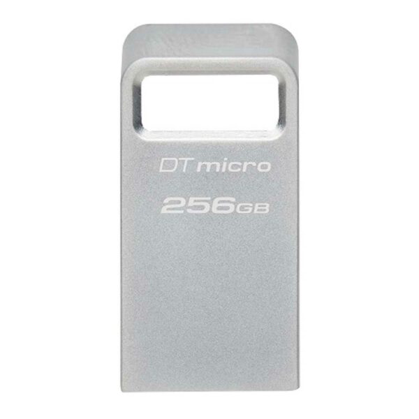 Kingston DataTraveler Micro Gen2 256GB USB 3.2 Stick Silver (DTMC3G2/256GB) (KINDTMC3G2-256GB) - SCAX