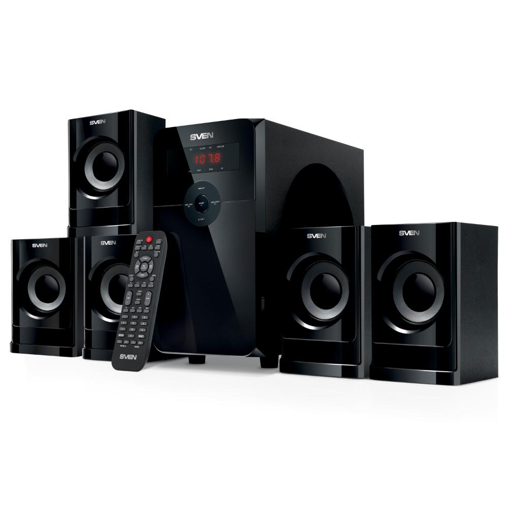 Sven 5.1 Speakers HT-201 Black 20W 5x12W Bluetooth (SV-015770) - SCAX