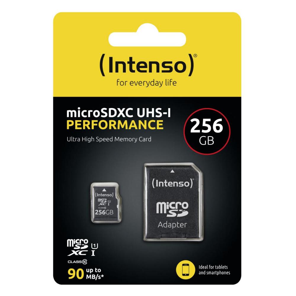 Intenso microSD-Card Class10 UHS-I 256GB (3424492) (NSO3424492) - SCAX