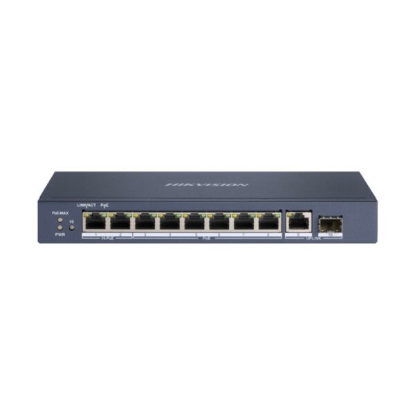 Hikvision 10 Port Unmanaged PoE Switch L2 Series (DS-3E0510HP-E) (HKVDS-3E0510HP-E) - SCAX