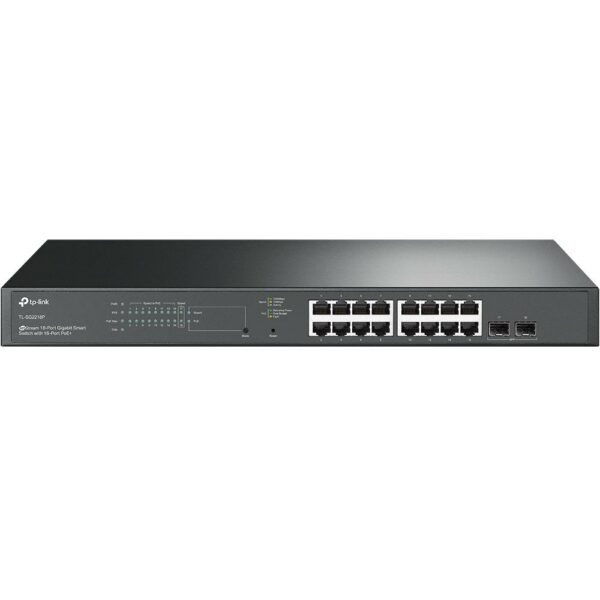 TP-Link JetStream 18-Port Gigabit Smart Switch with 16-Port PoE+ (SG2218P) (TPTL-SG2218P) - SCAX