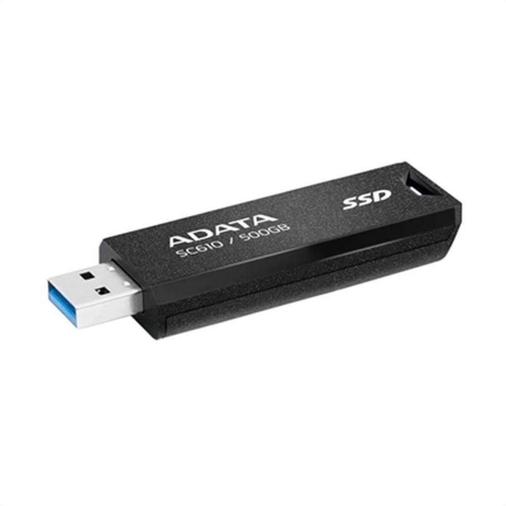Adata SSD External SC610 500GB USB3.2a Gen2 Black (SC610-500G-CBK/RD) (ADASC610-500G-CBK-RD) - SCAX