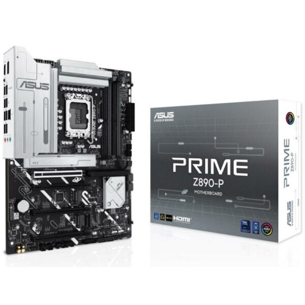 ASUS PRIME Z890-P Intel Z890 LGA 1851 (Socket V1) ATX motherboard (90MB1I50-M0EAY0) (ASU90MB1I50-M0EAY0) - SCAX