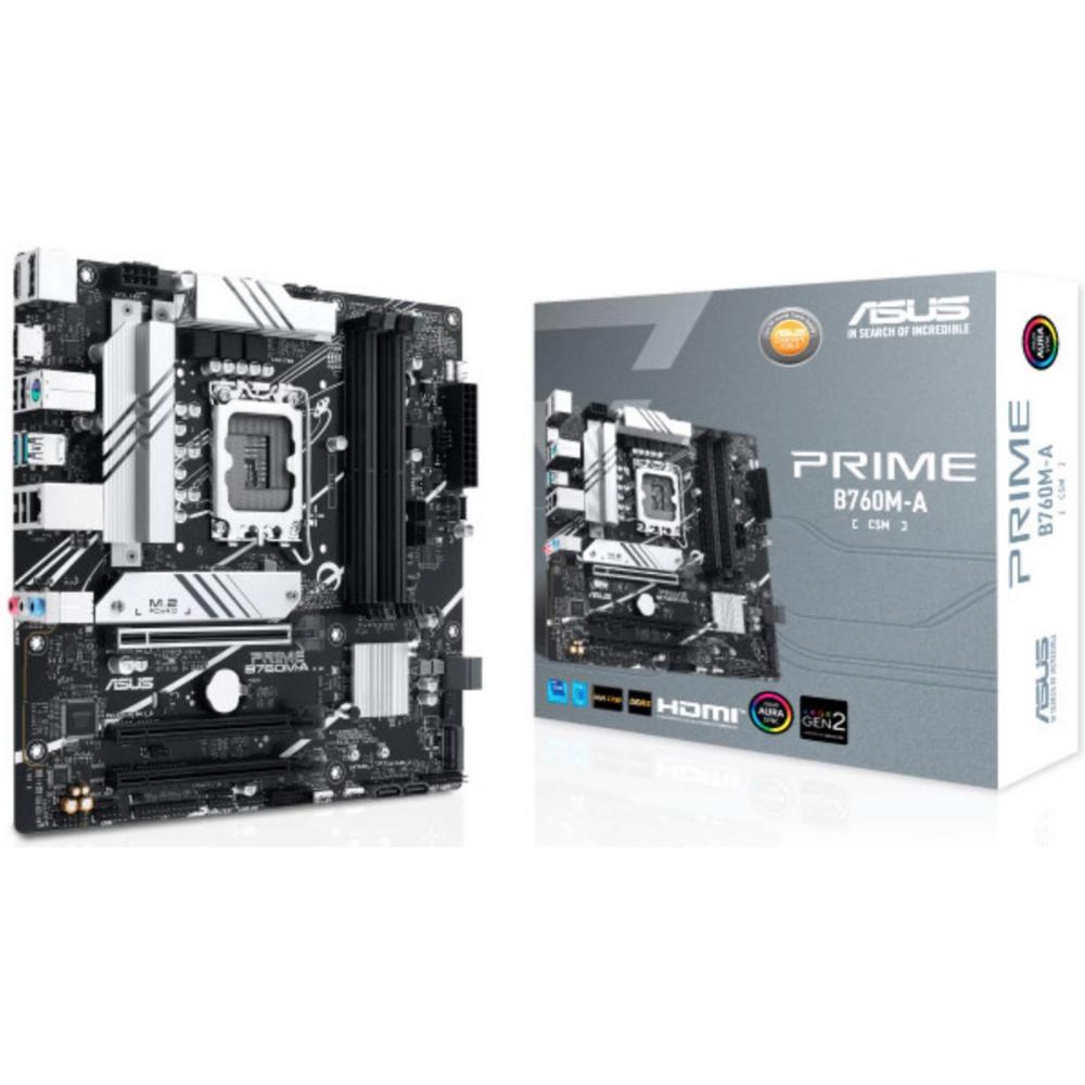 ASUS PRIME B760M-A-CSM Intel B760 LGA 1700 micro ATX (90MB1EK0-M1EAYC) (ASU90MB1EK0-M1EAYC) - SCAX ASUS PRIME B760M-A-CSM Intel B760 LGA 1700 micro ATX (90MB1EK0-M1EAYC) (ASU90MB1EK0-M1EAYC) - SCAX
