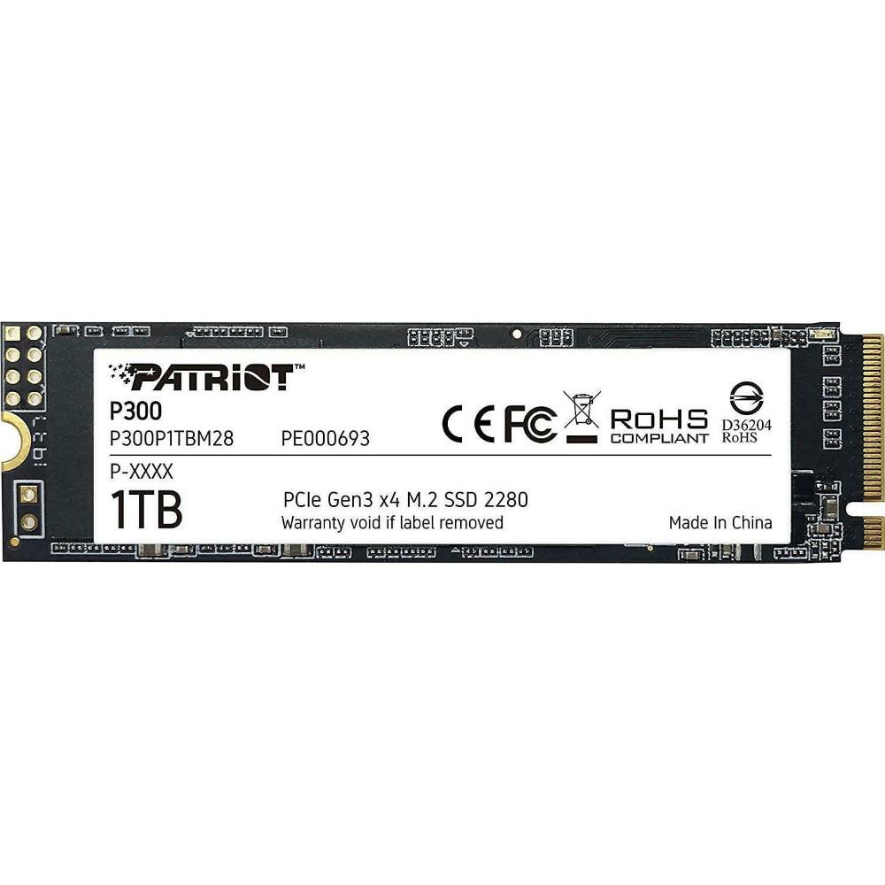 Patriot SSD P300 1TB M.2 PCIe 3.0 NVME (P300P1TBM28) (PATRP300P1TBM28) - SCAX