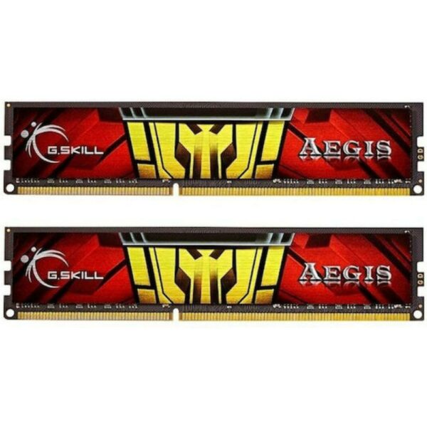 G.Skill Aegis DDR3 16GB RAM με 2x8GB Modules και Ταχύτητα 1333 για Desktop (F3-1333C9D-16GIS) - SCAX