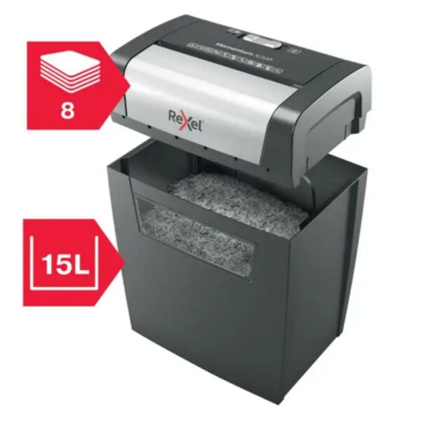 Rexel Momentum X308 Paper Shredder Cross cut (2104570EU) (REX2104570EU) - SCAX
