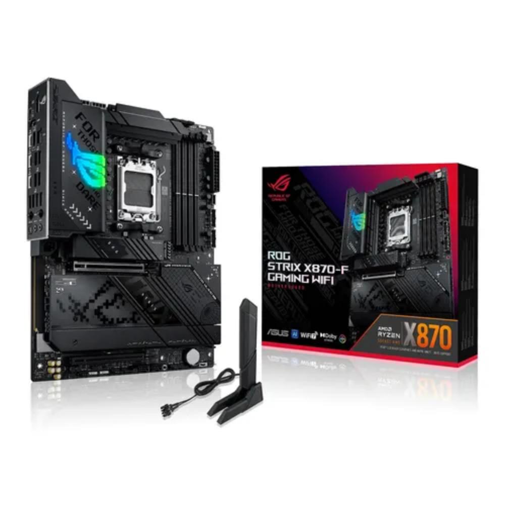 ASUS ROG STRIX X870-F GAMING WIFI AMD X870 Socket AM5 ATX (90MB1IV0-M0EAY0) (ASU90MB1IV0-M0EAY0) - SCAX