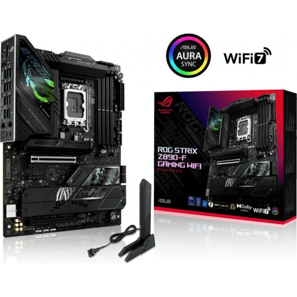ASUS ROG STRIX Z890-F GAMING WIFI Intel Z890 LGA 1851 (Socket V1) ATX motherboard (90MB1I40-M0EAY0) (ASU90MB1I40-M0EAY0) - SCAX