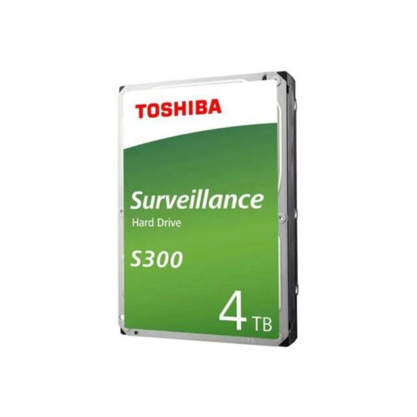 Toshiba S300 Surveillance 4TB HDD 3.5" SATA III 5400rpm 128MB Cache (HDWT840UZSVA) (TOSHDWT840UZSVA) - SCAX