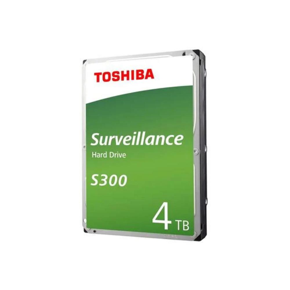 Toshiba S300 Surveillance 4TB HDD 3.5" SATA III 5400rpm 128MB Cache (HDWT840UZSVA) (TOSHDWT840UZSVA) - SCAX