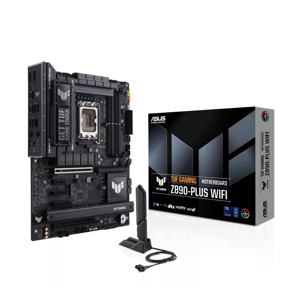 ASUS TUF GAMING Z890-PLUS WIFI Intel Z890 LGA 1851 (Socket V1) ATX (90MB1IQ0-M0EAY0) (ASU90MB1IQ0-M0EAY0) - SCAX