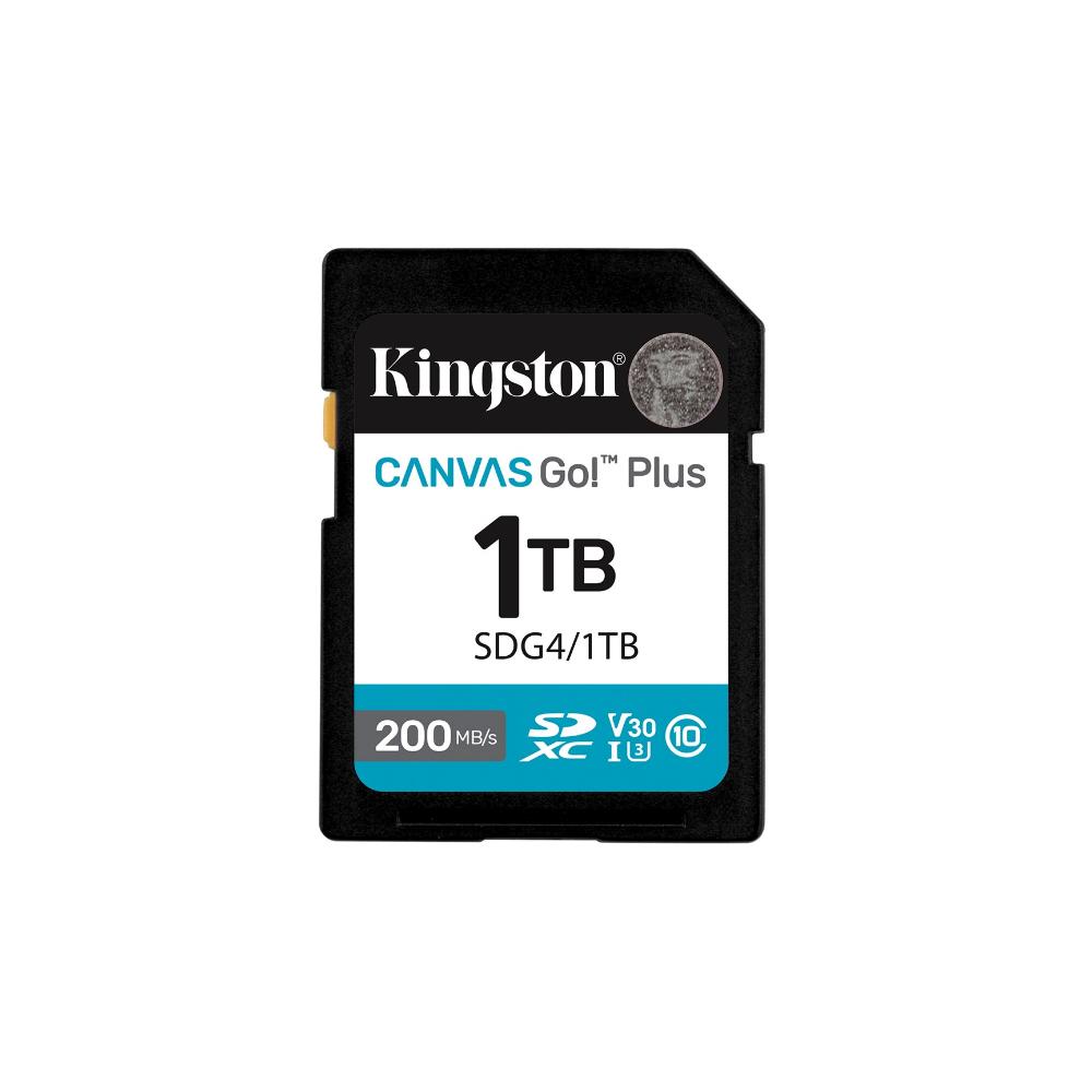 Kingston SD 1TB Canvas Go Plus 200/MB/s C10 U3 V30 (SDG4/1TB) (KINSDG4-1TB) - SCAX