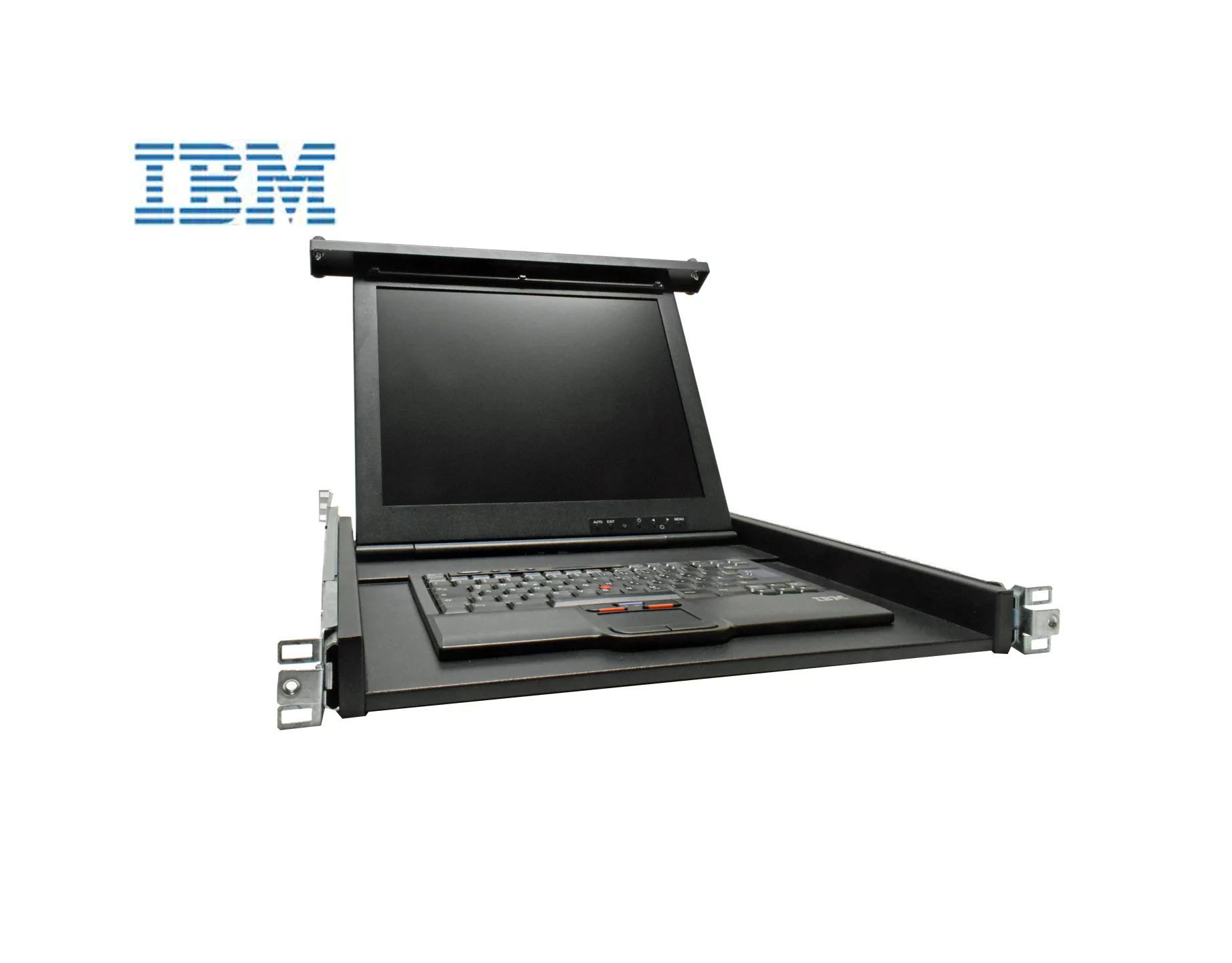 RACK MONITOR 17" TFT IBM 7316-1NX/TF3  1U GA WITH RAILS Refurbished
