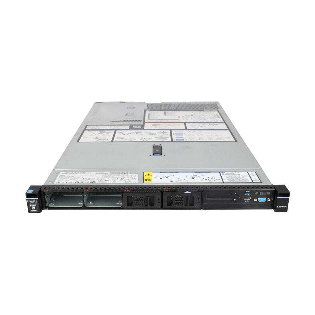 SERVER IBM X3550 M5 4SFF 2xE5-2620/2x16GB/2x750W/M5210-nCnB Refurbished