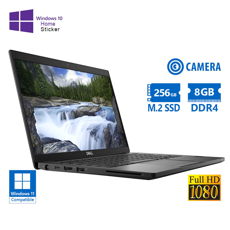 Dell Latitude 7390 i5-8350U/13.3``FHD/8GB DDR4/256GB M.2 SSD/No ODD/Camera/10H Grade A Refurbished L - SCAX