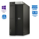 Dell Precision 7810 Tower Xeon 2xE5-2650v3(10-Cores)/64GB DDR4/1TB/Nvidia 8GB/DVD/10P Grade A Workst - SCAX