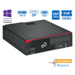 Fujitsu D556/2 SFF i3-6100/8GB DDR4/128GB SSD/DVD/10P Grade A+ Refurbished PC - SCAX
