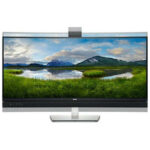 Used Monitor C3422WE Curved Video Conferencing/Dell/34``UW-QHD/w/Camera/3440x1440/Black/w/Speakers/D - Image 2