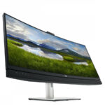 Used Monitor C3422WE Curved Video Conferencing/Dell/34``UW-QHD/w/Camera/3440x1440/Black/w/Speakers/D - Image 3