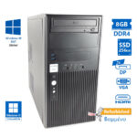 Hyundai Pentino B365 Tower i3-8100/8GB DDR4/256GB SSD/DVD/10ENT Grade A+ Refurbished PC - SCAX