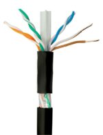 NG ΕΞΩΤΕΡΙΚΟ ΚΑΛΩΔΙΟ ΔΙΚΤΥΟΥ UTP ΜΑΥΡΟ CAT6 COPPER 305m - Image 2