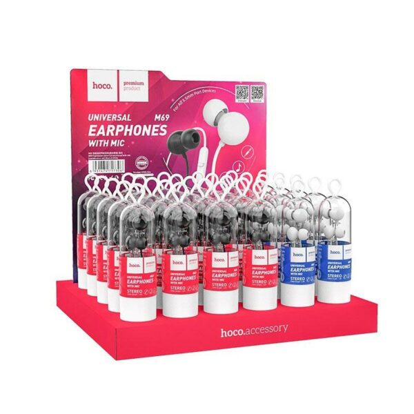 HOCO M69 EXPRESSION ΑΚΟΥΣΤΙΚΑ ΜΕ ΜΙΚΡΟΦΩΝΟ (30τεμ)