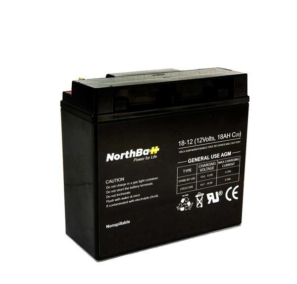 NORTHBAT BATTERY 12V 18AH - SCAX