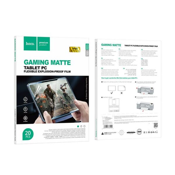 HOCO GP003 MANUAL ALIGNMENT GAMING FROSTED FILM ΓΙΑ TABLET (20PCS). - SCAX