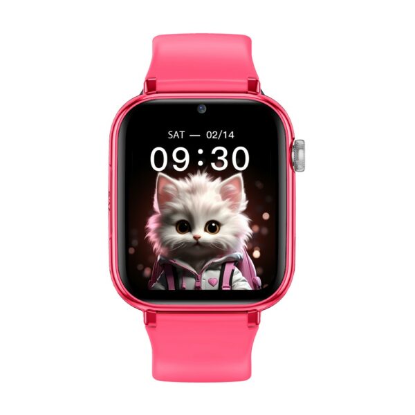Smartwatch Maxcom FW59 Kiddo 4G GPS IP65 670mAh με 1.85” IPS 20mm Silicon Band και SOS Button Ροζ με Δυνατότητα Κλήσεων - SCAX