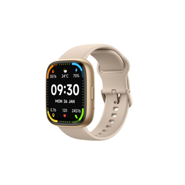 Smartwatch Maxcom Ecowatch 6 1.83" 300 mAh IP68 με Δυνατότητα Κλήσεων Gold - SCAX
