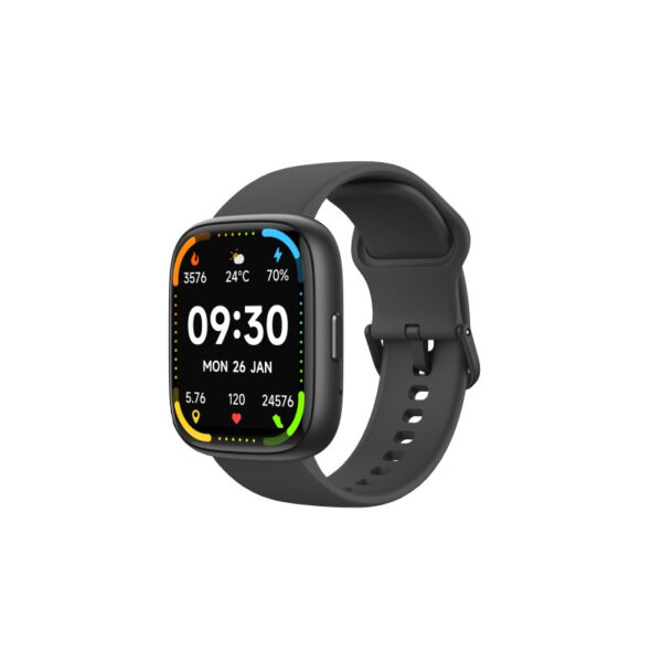 Smartwatch Maxcom Ecowatch 6 1.83" 300 mAh IP68 με Δυνατότητα Κλήσεων Black - SCAX