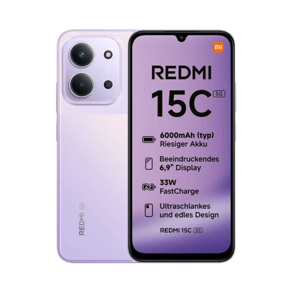 Xiaomi Redmi 15C 5G Dual Sim 6.9" 4GB/128GB NFC IP64 Dusk Purple - SCAX