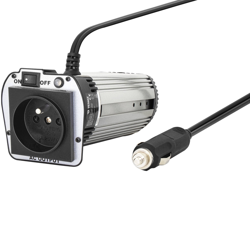 Φορτιστής Μετατροπέας 12V σε 240V Αυτοκινήτου Yenkee YAU 140 με 1 Έξοδο Σούκο 280W και Διακόπτη Ασφαλείας - SCAX