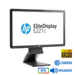 Used Monitor EliteDisplay E221c IPS LED/HP/22``FHD/w/Camera/1920x1080/Wide/Black/w/Speakers/D-SUB & - SCAX