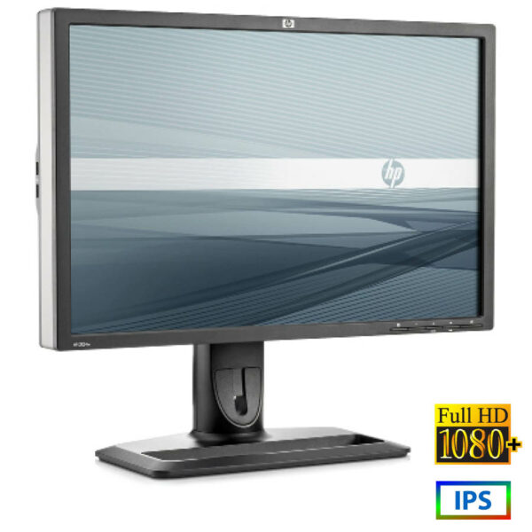 Used Monitor ZR24w IPS LED/HP/24``FHD/1920x1200/Wide/Black/D-SUB & DVI-D & DP & USB Hub - SCAX
