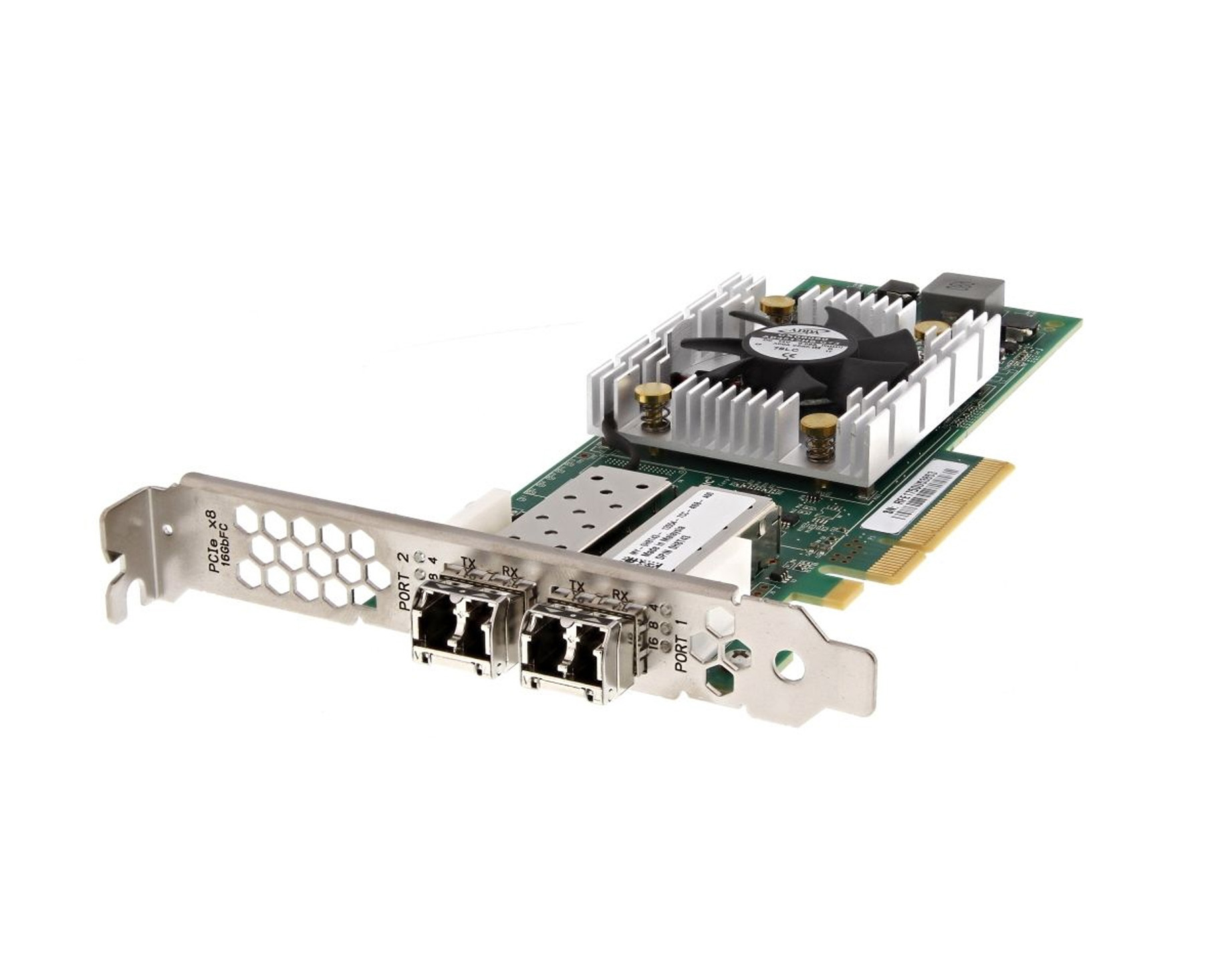 HBA SRV FC 16GB DELL QLE2662L 2PORT DUAL H8T43 HIGH PROFILE H8T43 Refurbished