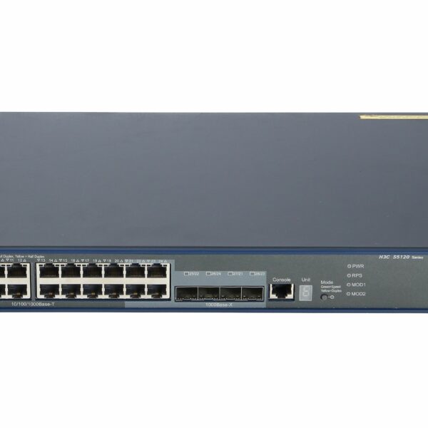 SWITCH ETH 24P 1GBE + 4xSFP HP 5120‑24G EI (JE068A) LAYER‑4 MANAGED JE068A Refurbished