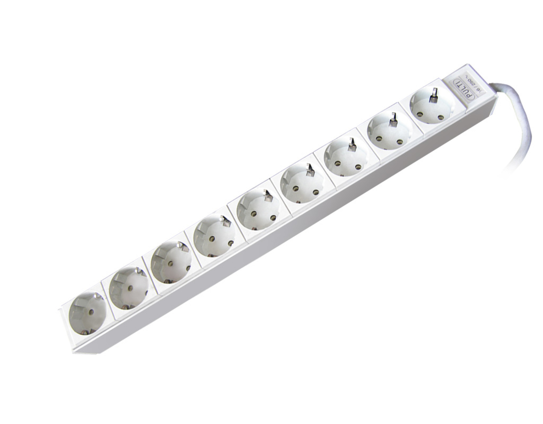 POWERSTRIP PULTI 9P 1U WHITE 3PHASE Refurbished