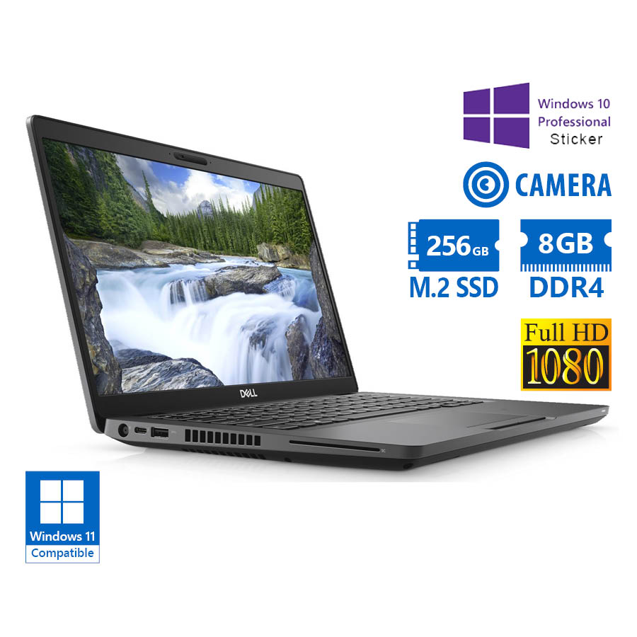 Dell (A-) Latitude 5400 i5-8365U/14``FHD/8GB DDR4/256GB M.2 SSD/No ODD/Camera/10P Grade A- Refurbish - SCAX Dell (A-) Latitude 5400 i5-8365U/14``FHD/8GB DDR4/256GB M.2 SSD/No ODD/Camera/10P Grade A- Refurbish - SCAX