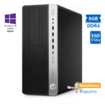 HP 800G3 Tower i5-6500/8GB DDR4/512GB SSD/DVD/10H Grade A+ Refurbished PC - SCAX