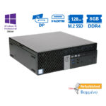 Dell 7040 SFF i5-6500/8GB DDR4/128GB M.2 SSD/DVD/10P Grade A+ Refurbished PC - SCAX