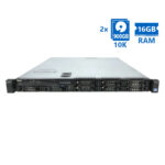 Refurbished Server Dell Poweredge R420 R1U E5-2430(6-cores)/16GB DDR3/2x900GB 10K/8xSFF/1xPSU/No ODD - SCAX